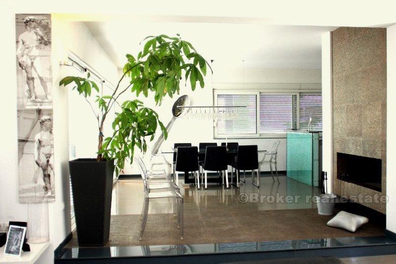 Modern house near the center