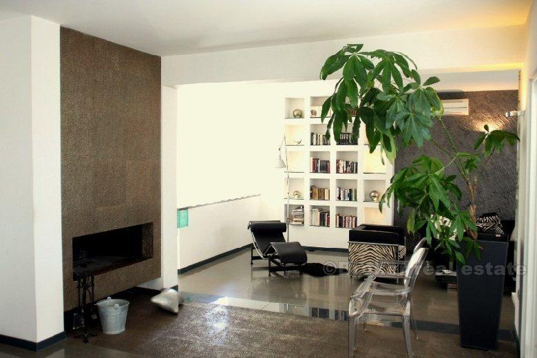 Modern house near the center