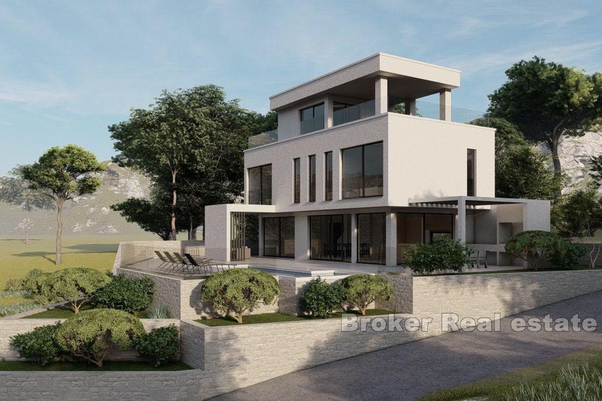 Villa under construction with sea view