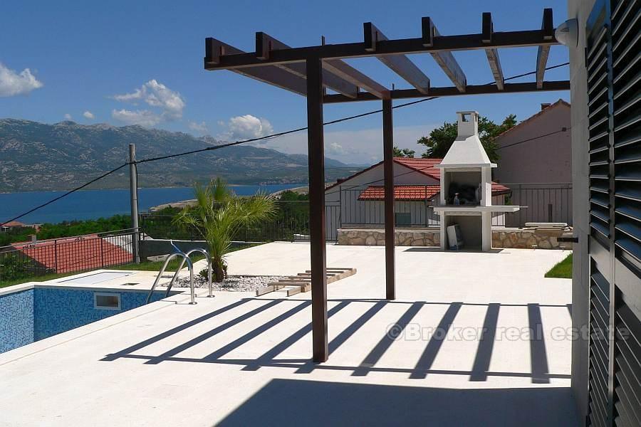 Nouvelle construction, villa en pierre, zone de Zadar