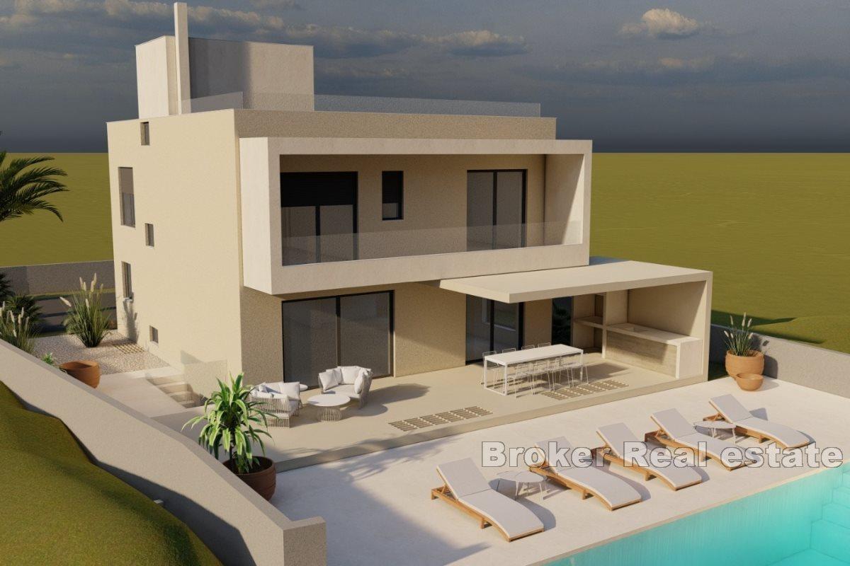 Modern villa with sea view