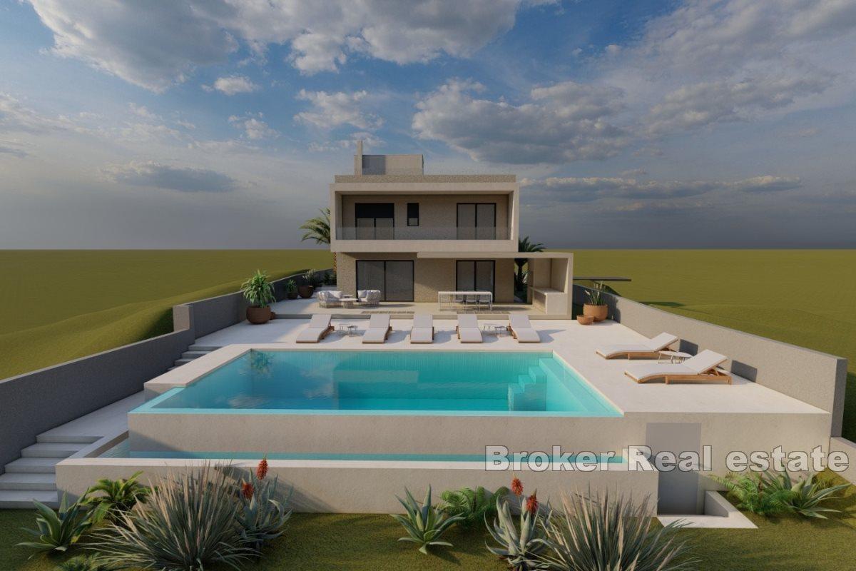 Modern villa with sea view
