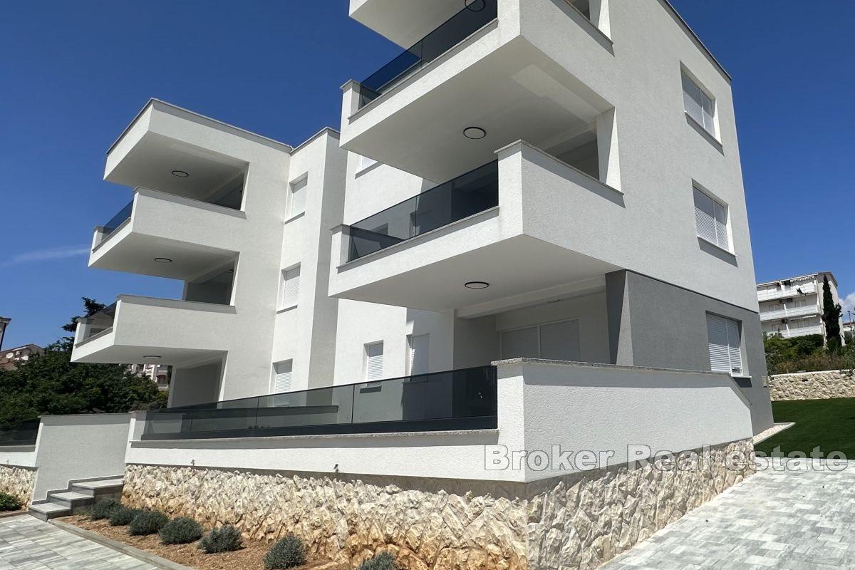 Modern new apartments near the sea