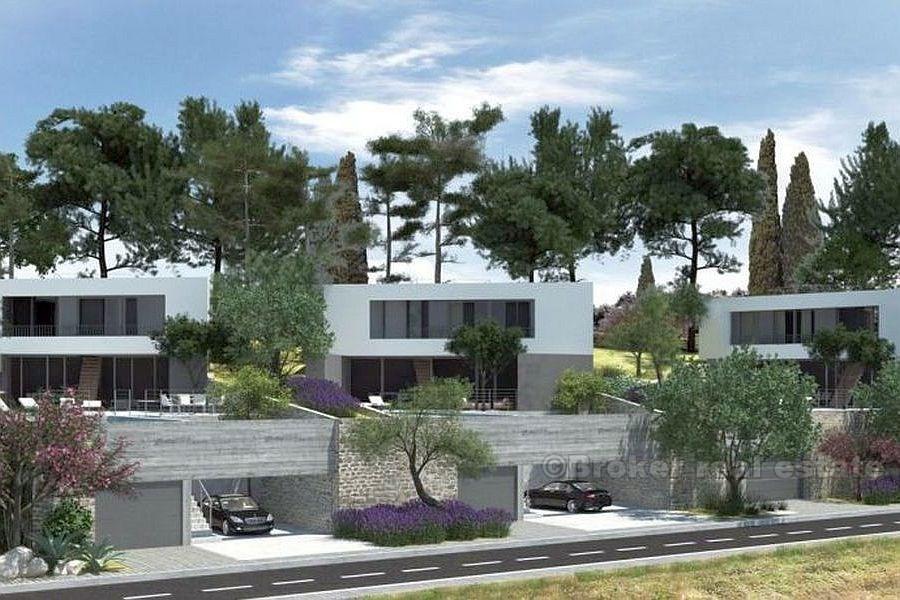 Nearly finished villa, with sea view