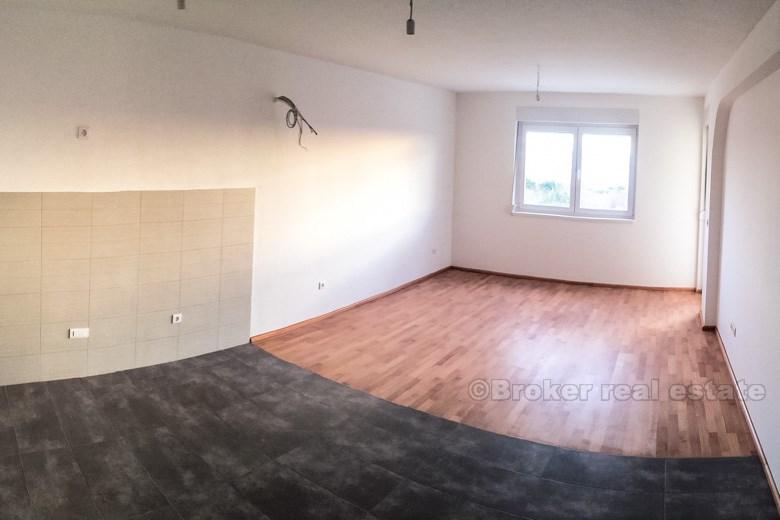 Several apartment in a new building