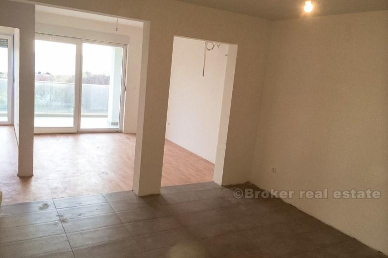 Several apartment in a new building