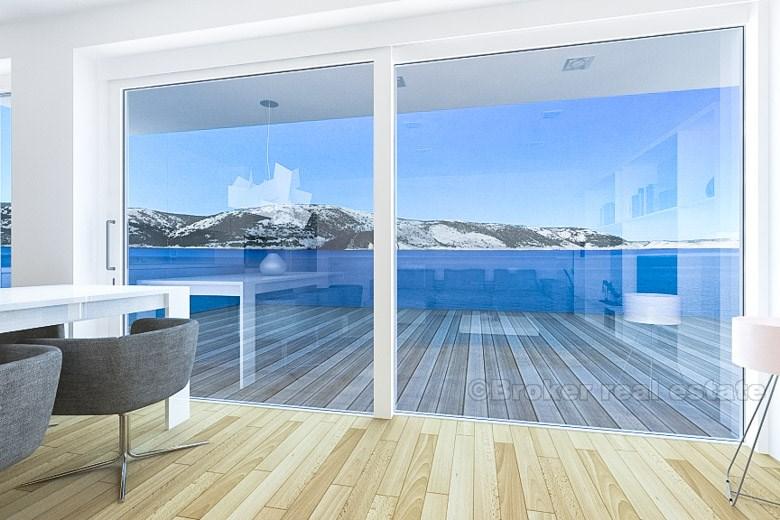 Luxury apartment with a private beach