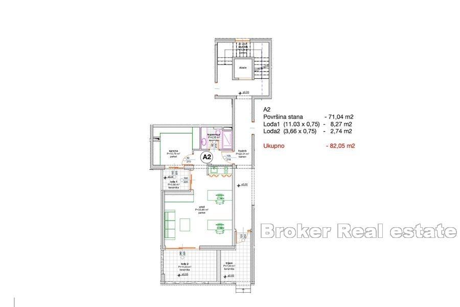 Apartments near the sea