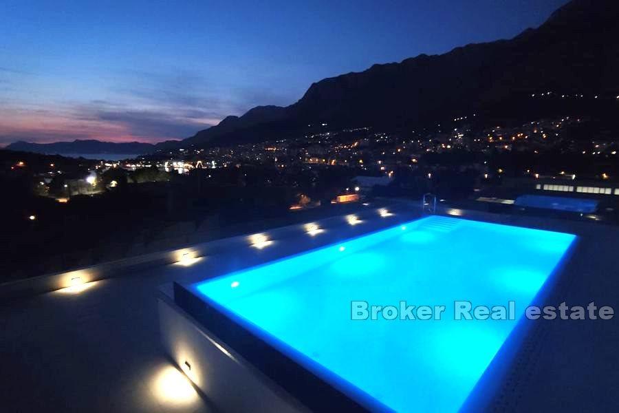 Two bedroom apartments in new building with pool