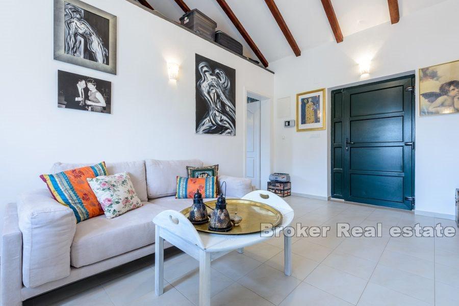 Stone house with pool