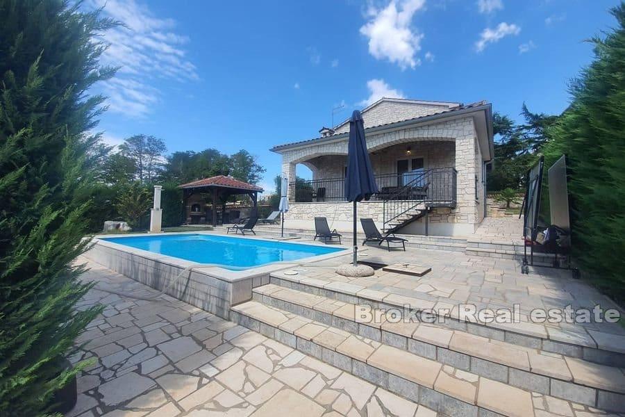 Stone house with pool