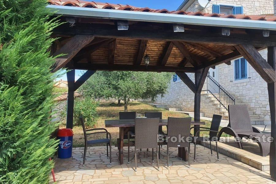 Stone house with pool