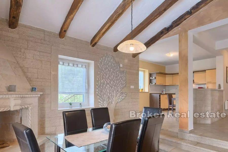 Stone house with pool