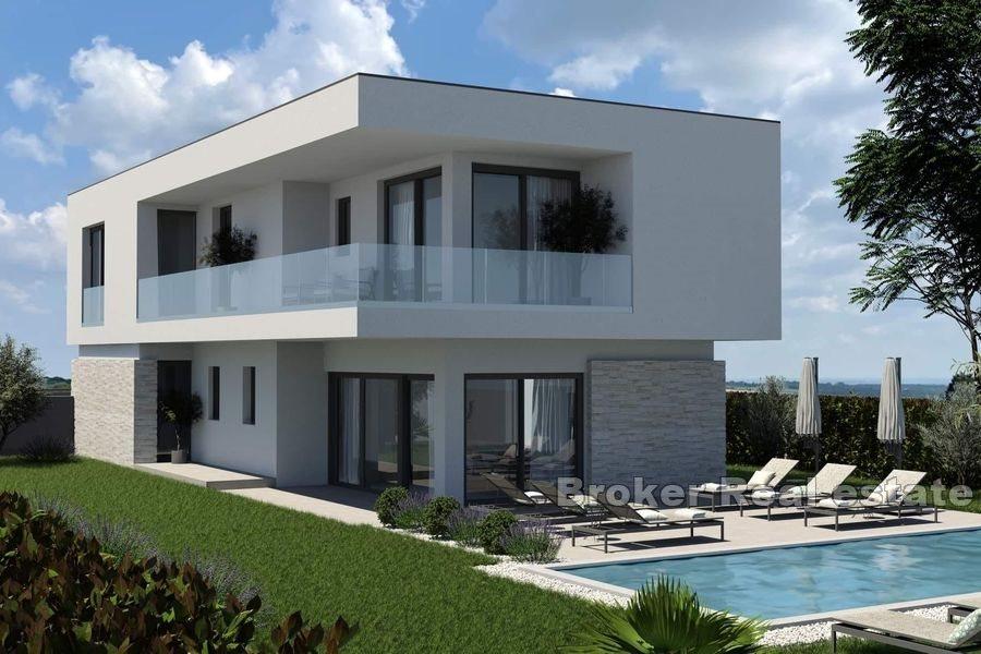 Modern house with pool