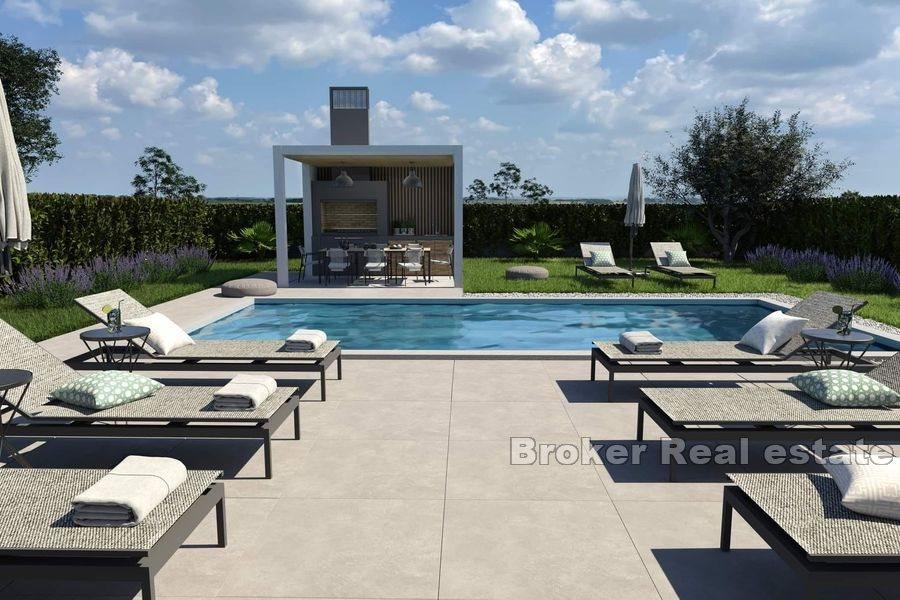 Modern house with pool