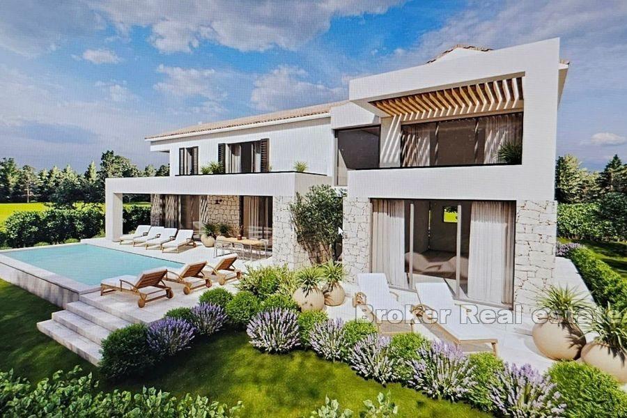 Villa avec piscine et vue mer