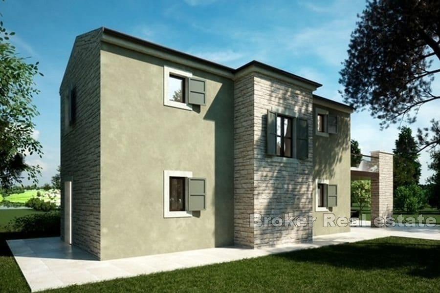 Kamenná vila s výhledem na moře