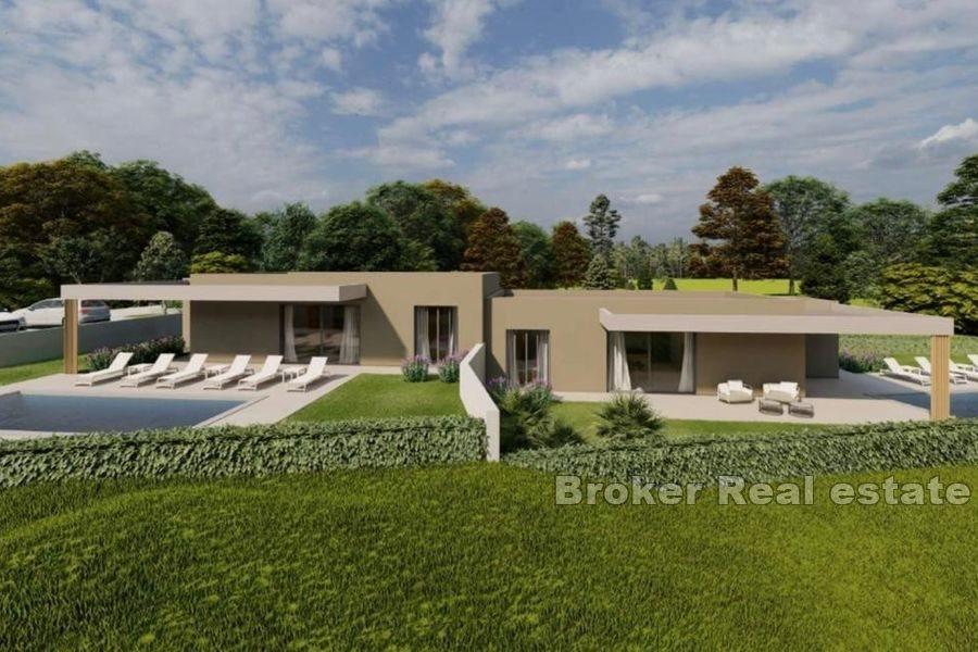 Modern house with pool