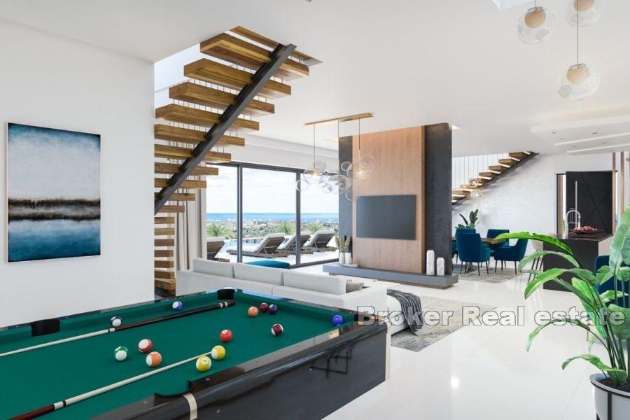 Luxury villa with a large garden