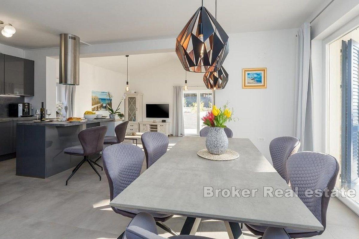 A beautiful villa with a pool near the sea