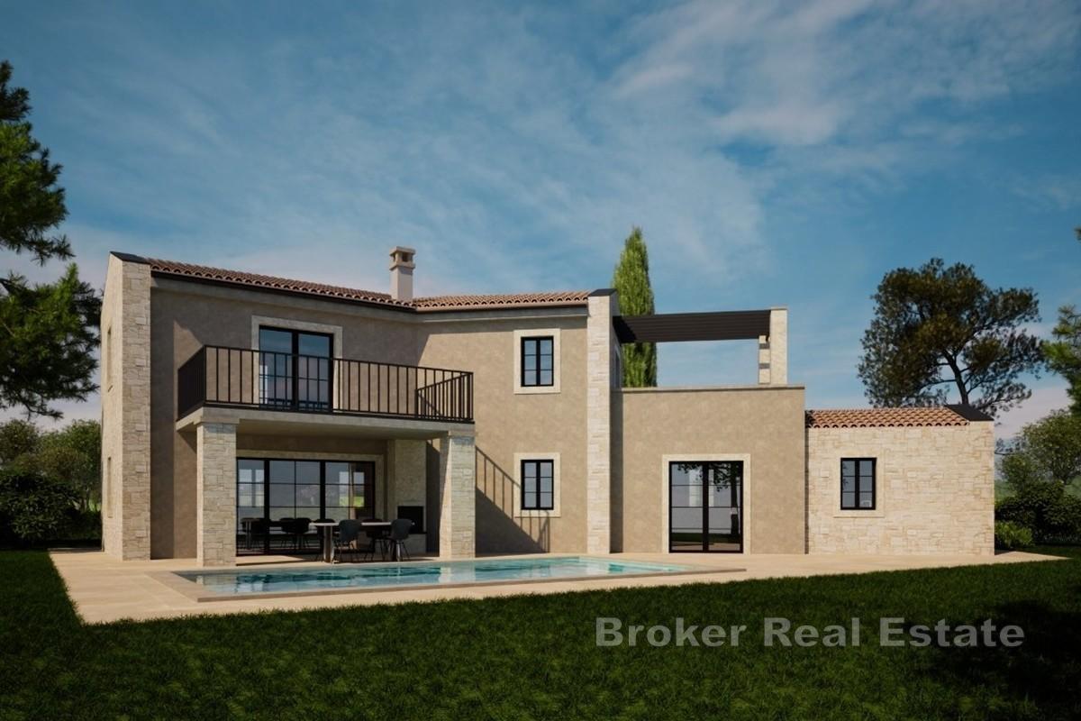 Moderna vila s bazenom u mirnom okruženju