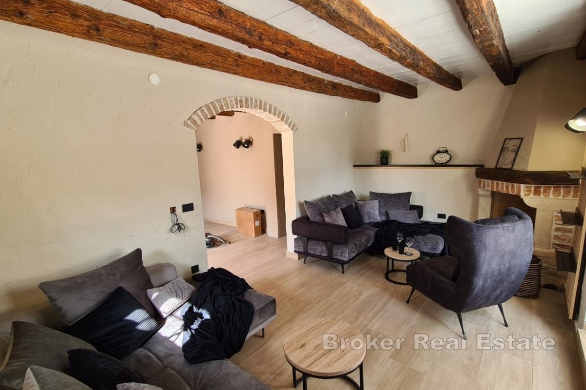 Renoviertes istrisches Steinhaus bei Višnjan