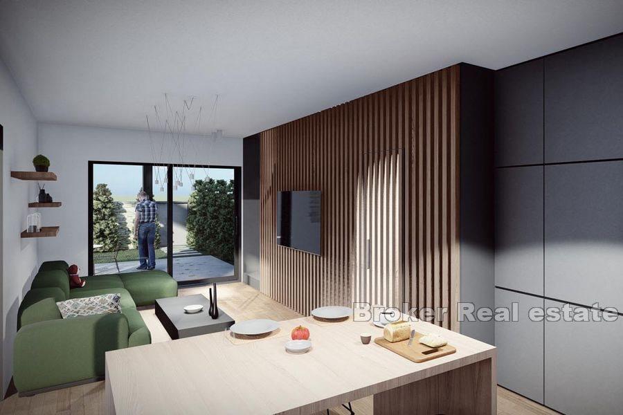 Modern house in a row