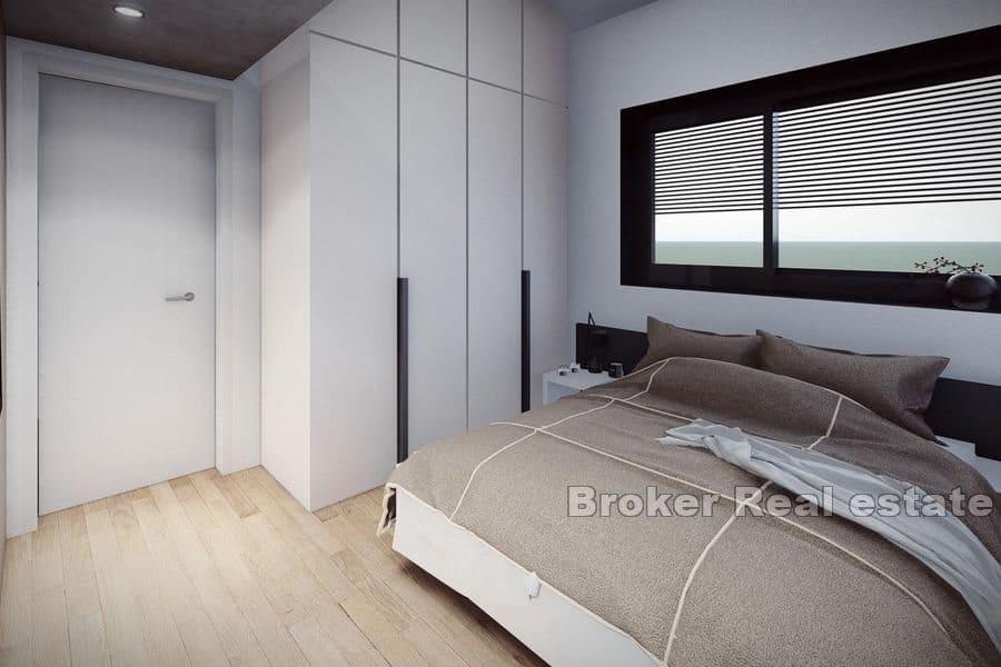 Maison moderne d'affilée