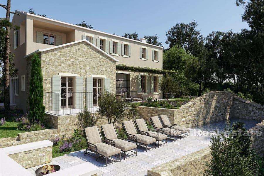 Stone villa with pool