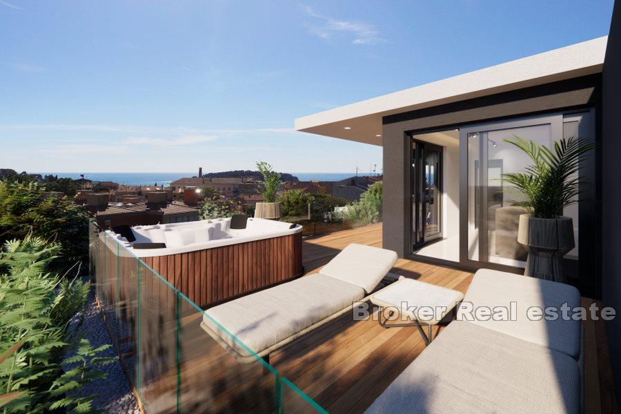 Penthouse mit freiem Blick