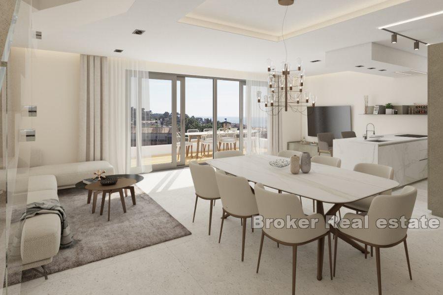 Penthouse with an open view