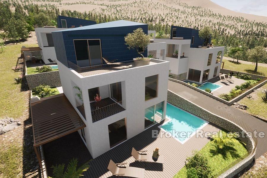 Kompleks vila sa pogledom na more