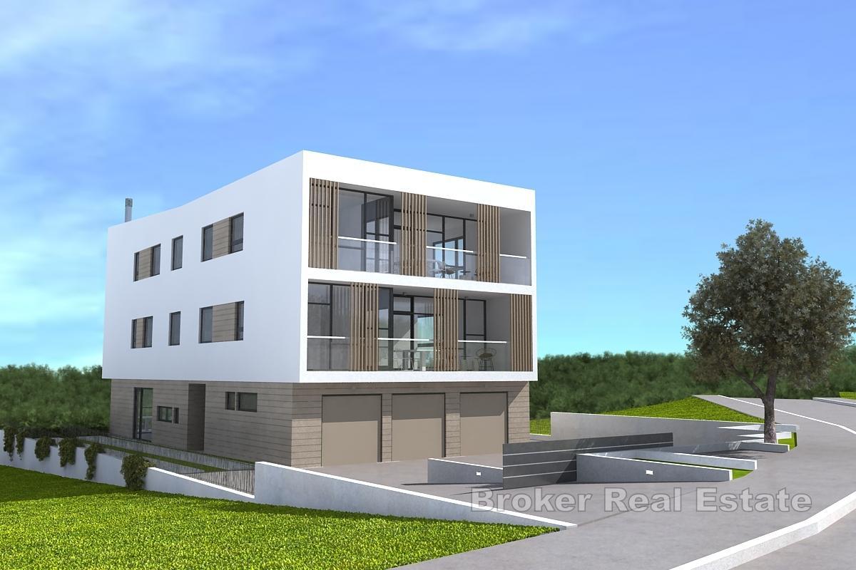 Duplex apartment in a new building in a quiet location