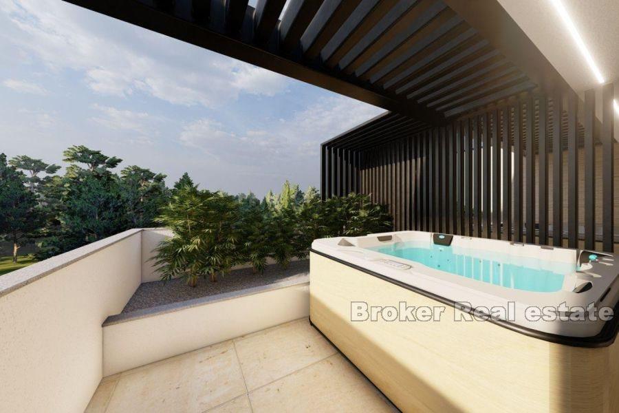 Luxury apartment with garden under construction