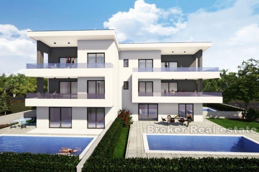 Im Bau befindliche Wohnung mit Swimmingpool
