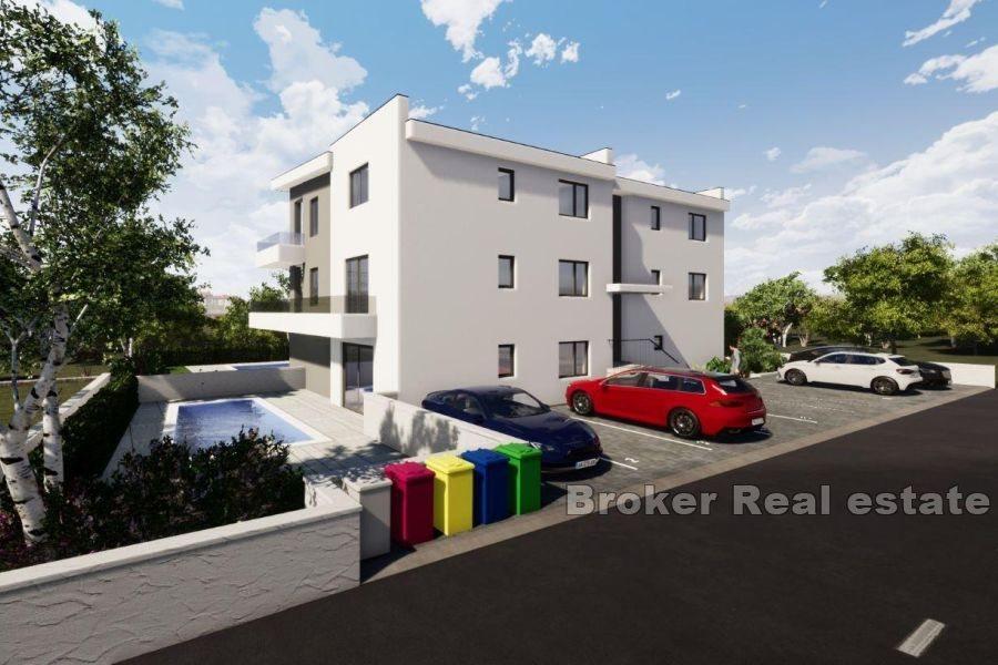 Im Bau befindliche Wohnung mit Swimmingpool
