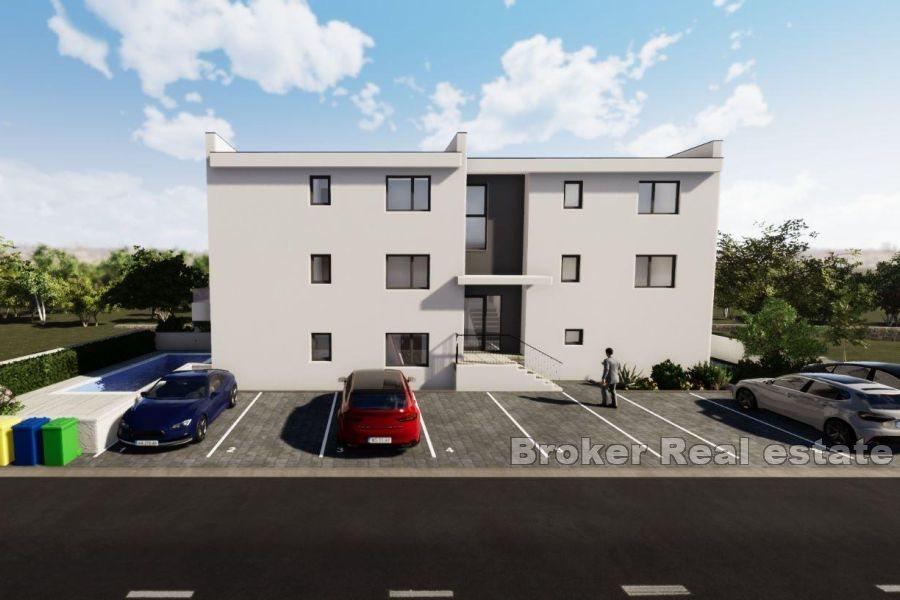 Im Bau befindliche Wohnung mit Swimmingpool