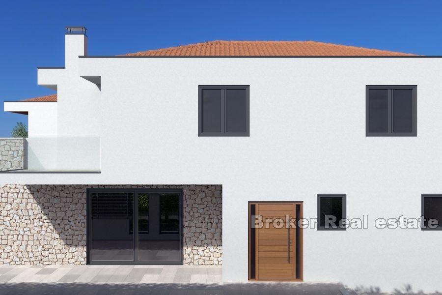 Luksusvilla under bygging med havutsikt