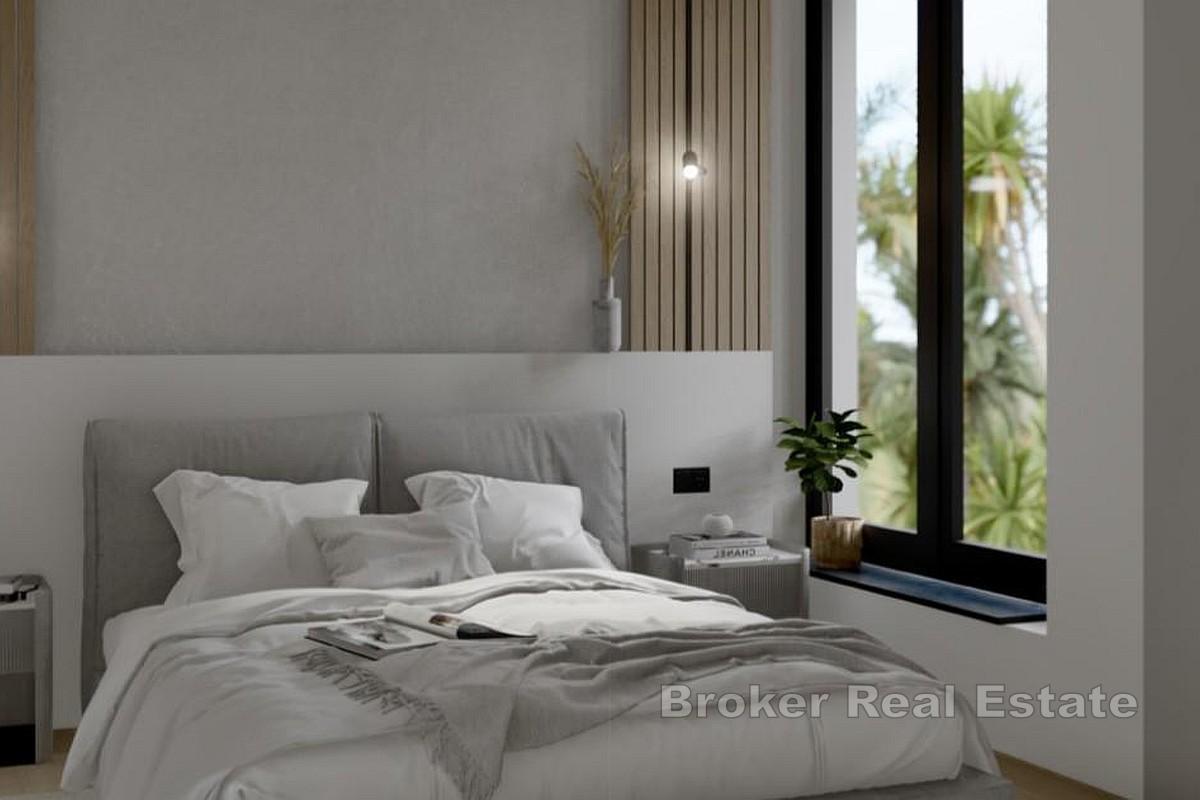 Modern lägenhet med trädgård nära Rovinj