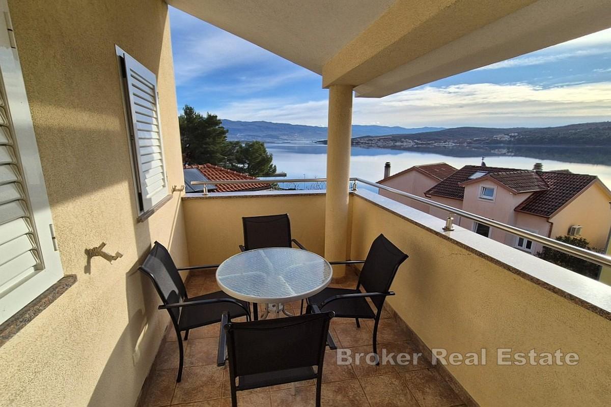 Zwei-Zimmer-Wohnung mit Meerblick, strandnah