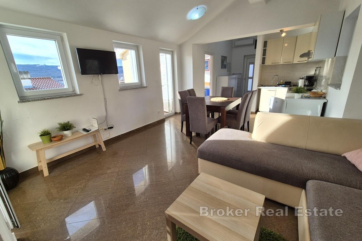 Zwei-Zimmer-Wohnung mit Meerblick, strandnah