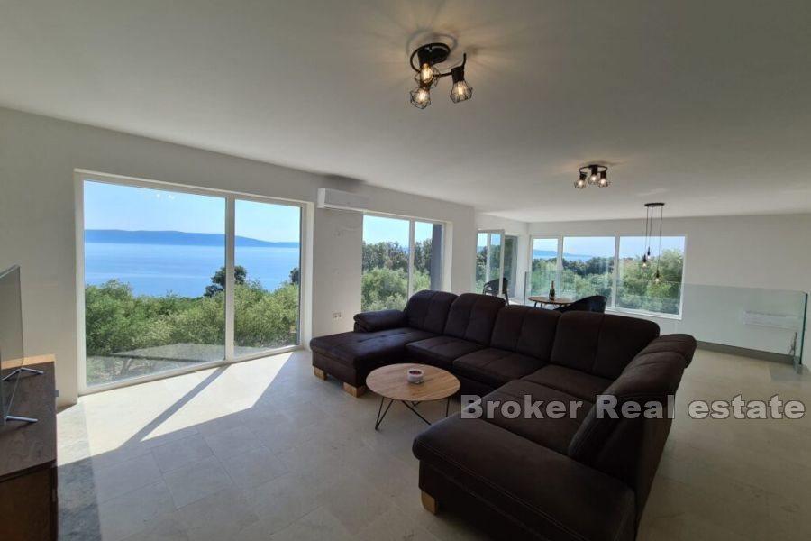 Modern villa with sea view