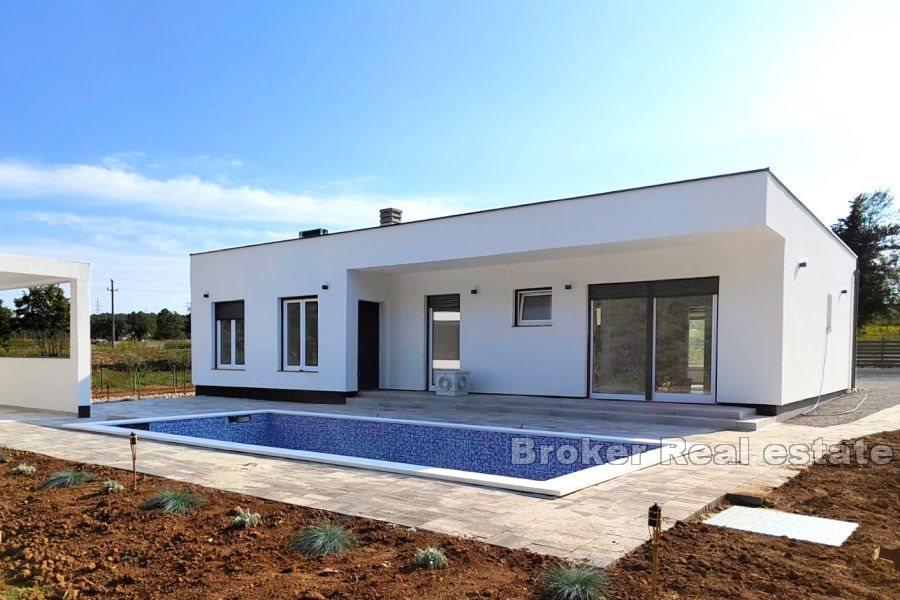 Modern house with swimming pool