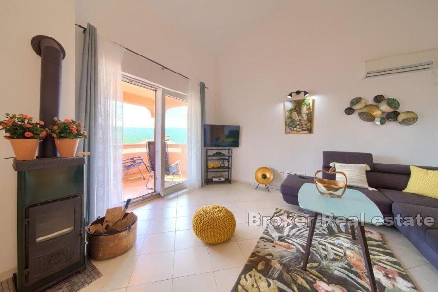 Komfortable Wohnung mit Meerblick