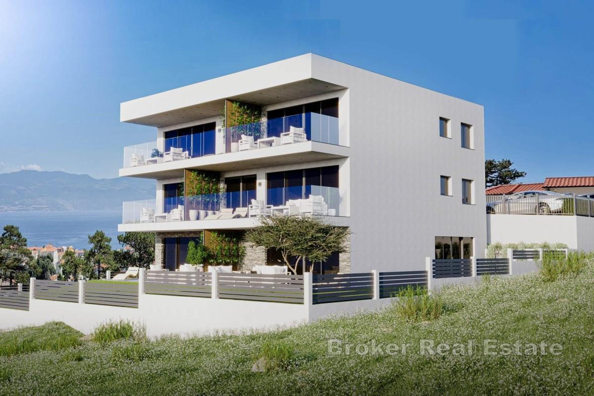 Apartament z widokiem na morze, basenem i dodatkowym studiem