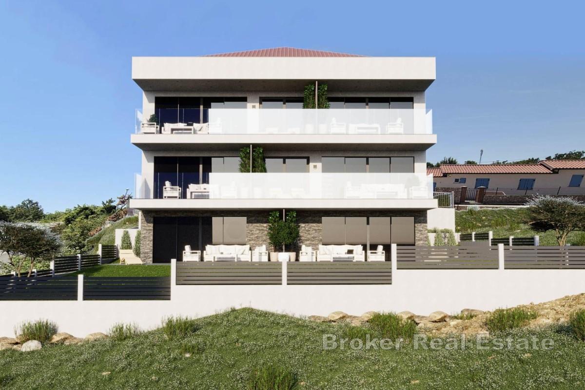 Apartament z widokiem na morze, basenem i dodatkowym studiem