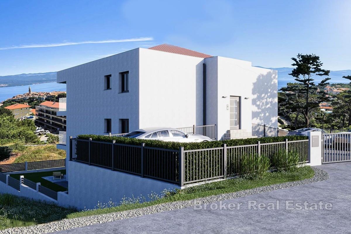 Deux appartements avec vue sur la mer dans un immeuble neuf