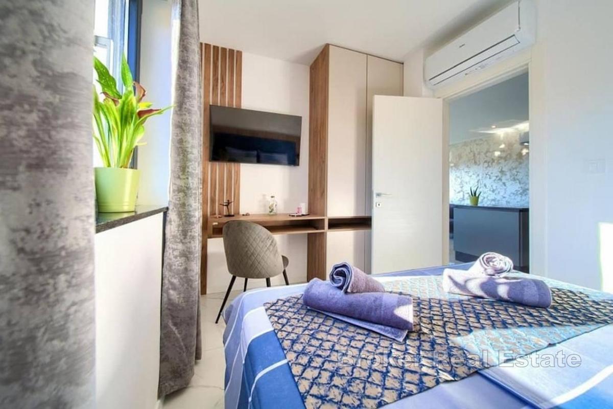 Penthouse avec deux espaces de vie séparés