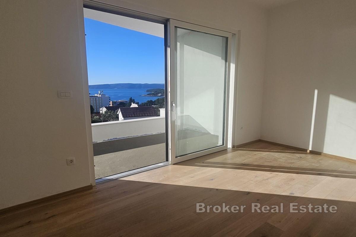 Nowoczesny apartament dwupoziomowy z widokiem na morze