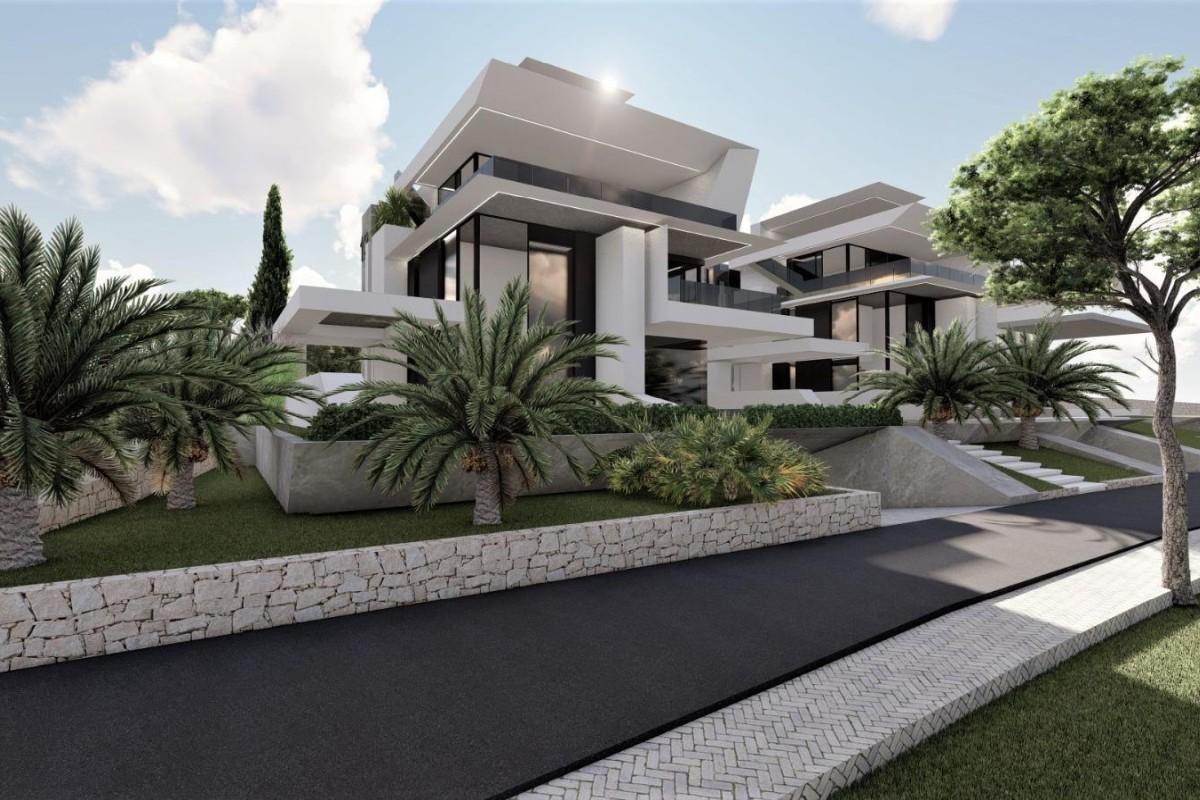 Penthouse z tarasem na dachu i widokiem na otwarte morze